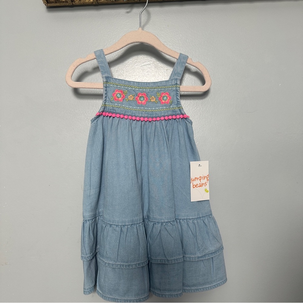 NWT Spaghetti Strap Denim Dress for Toddlers